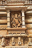 Khajuraho - the Lakshmana temple, lord Ganesh 